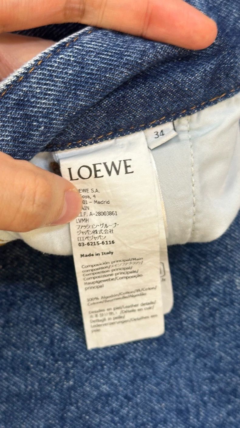 Loewe LOEWE Logo High-Waist Wide-Leg Jeans Size US 34 / EU 50 - 4 Thumbnail