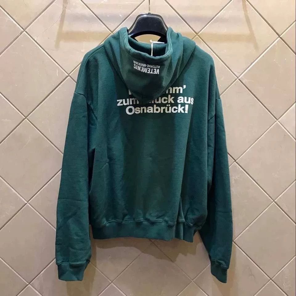 Vetements Vetements Green Embroidered Letter Hoodie OG Size US XS / EU 42 / 0 - 3 Thumbnail