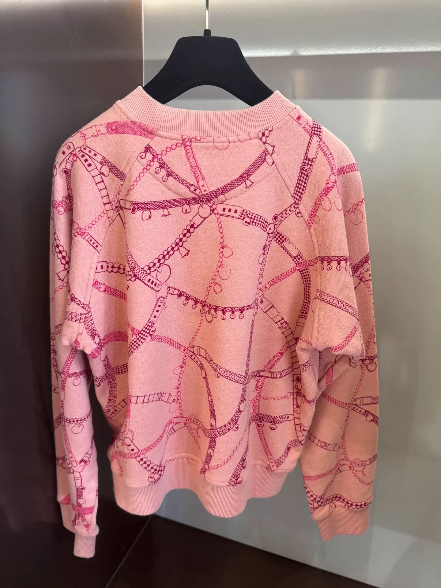 Hermes HERMES Chain Print Sweatshirt Size US L / EU 52-54 / 3 - 5 Thumbnail