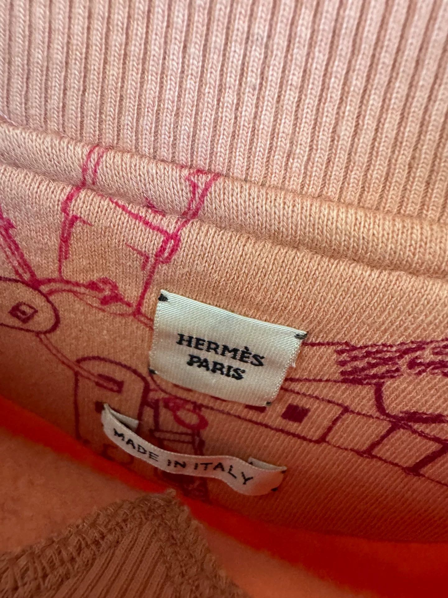 Hermes HERMES Chain Print Sweatshirt Size US L / EU 52-54 / 3 - 3 Thumbnail