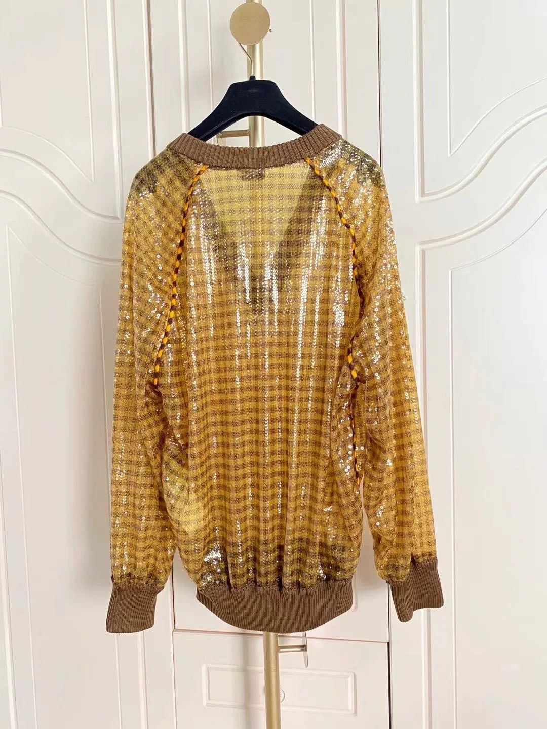 Fendi Fendi Sequin Embellished Sweatshirt Size US L / EU 52-54 / 3 - 2 Thumbnail