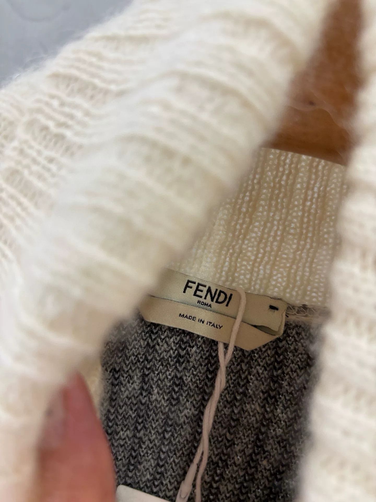 Fendi Fendi Striped Turtleneck Knit Dress Size US M / EU 48-50 / 2 - 4 Thumbnail