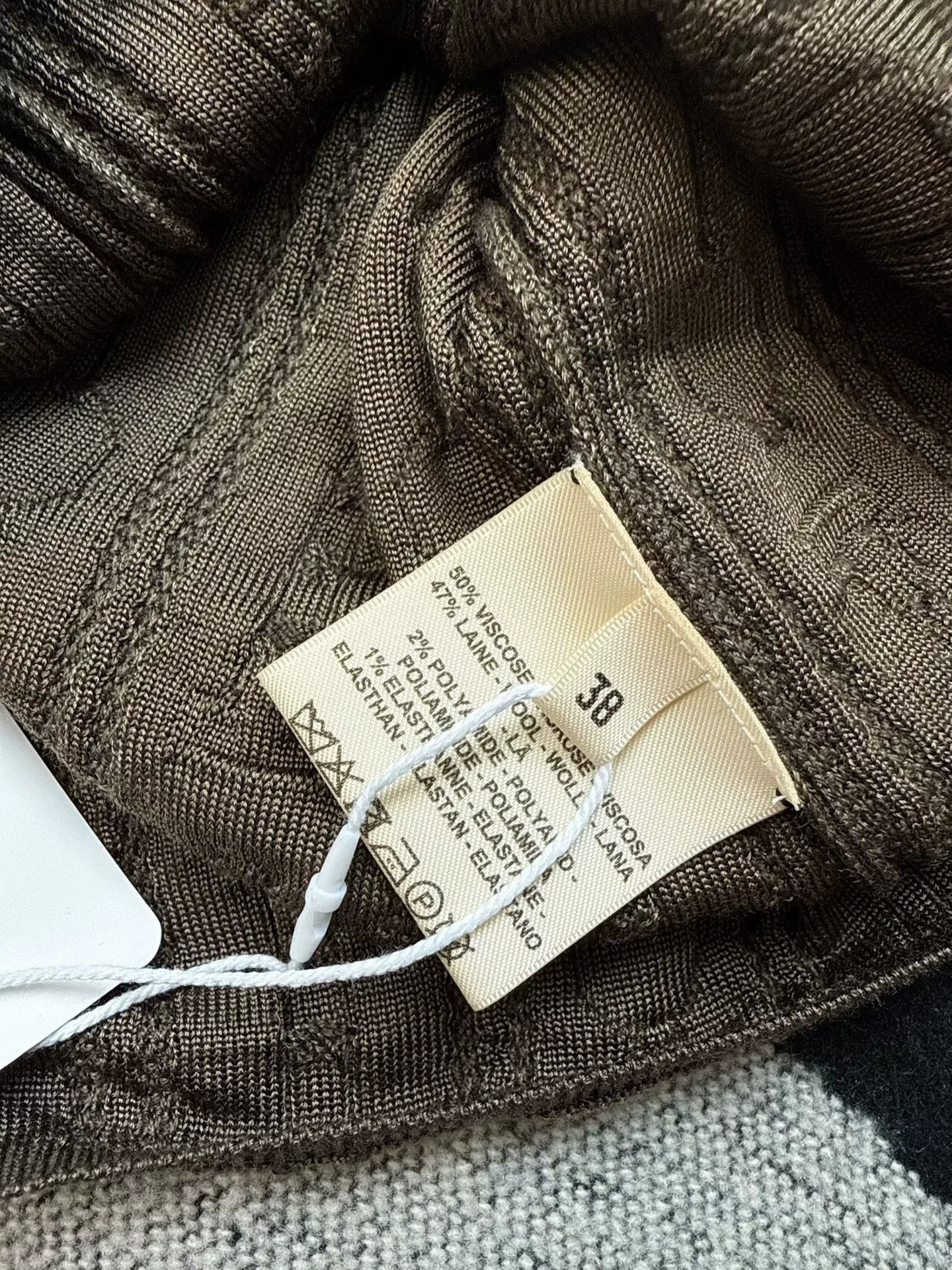 Hermes Hermes Brown Knit Short Sleeve Top Size US M / EU 48-50 / 2 - 5 Thumbnail