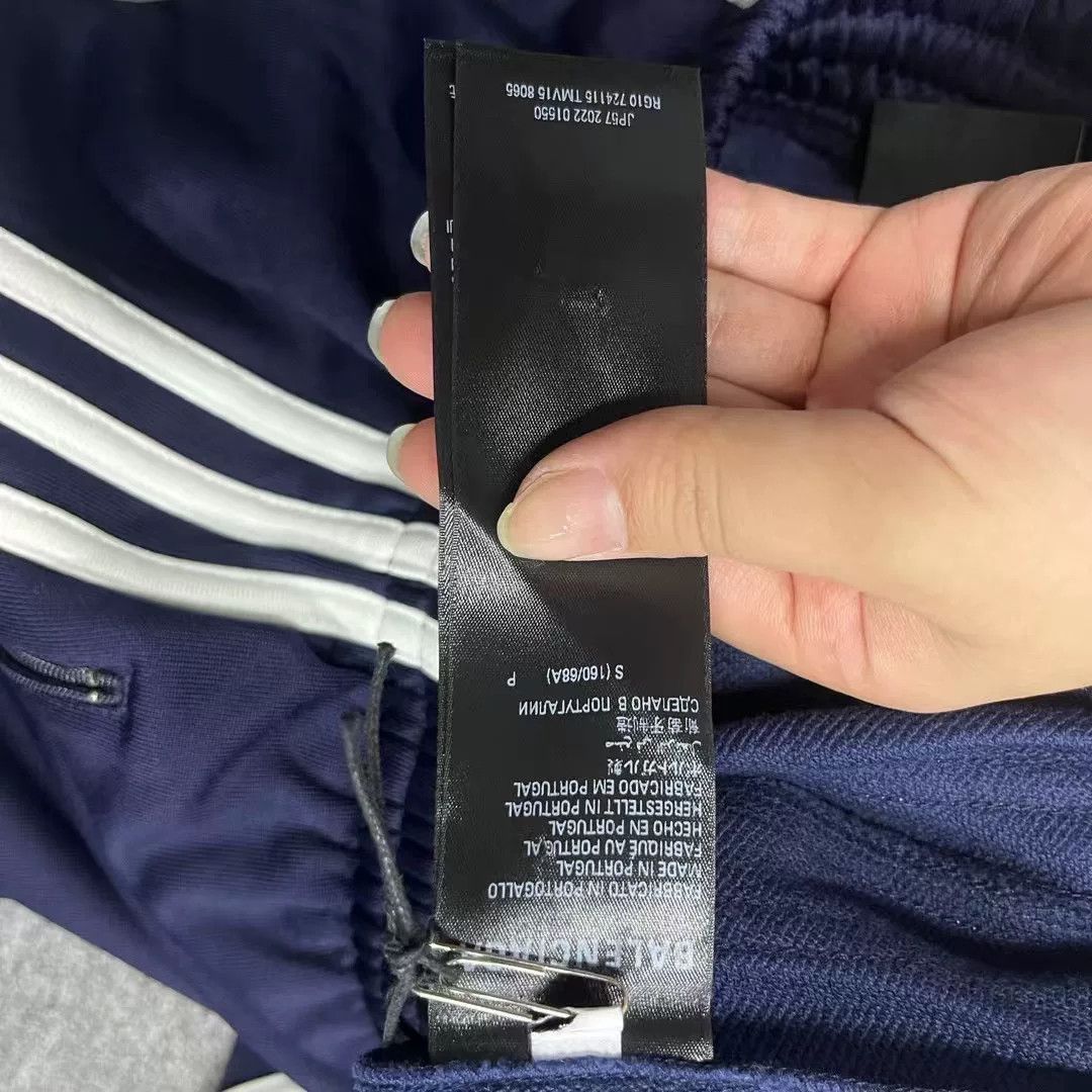 Balenciaga Balenciaga adidas Navy Side Stripe Casual Pants Size US 27 - 3 Thumbnail