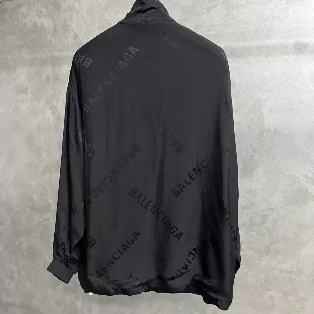 Balenciaga Balenciaga Black Logo Zip Jacket Size US S / EU 44-46 / 1 - 5 Thumbnail