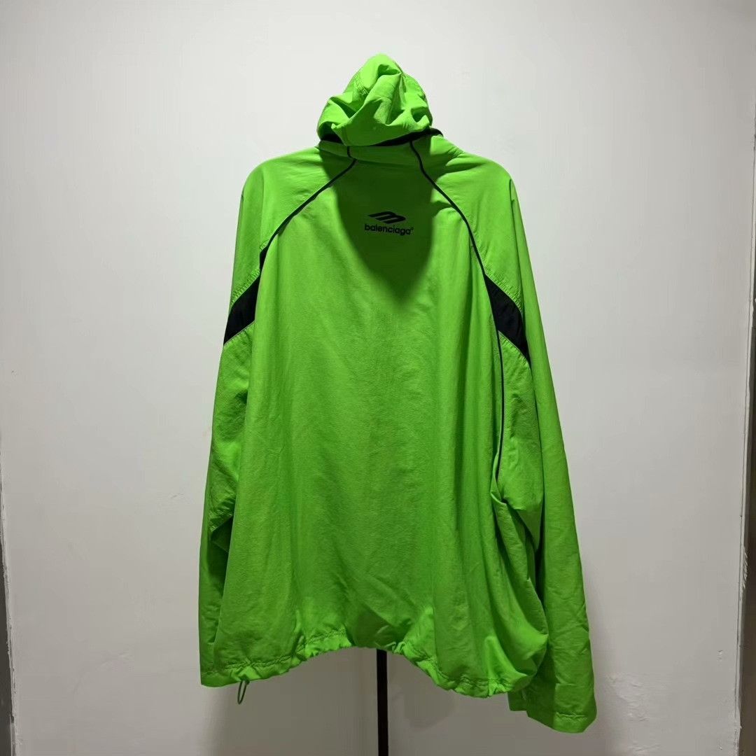 Balenciaga Balenciaga 3B Logo Zip Jacket Green Size US M / EU 48-50 / 2 - 3 Thumbnail