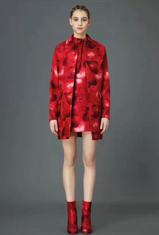 Valentino Valentino Limited Heart Graffiti Coat Size US M / EU 48-50 / 2 - 2 Thumbnail