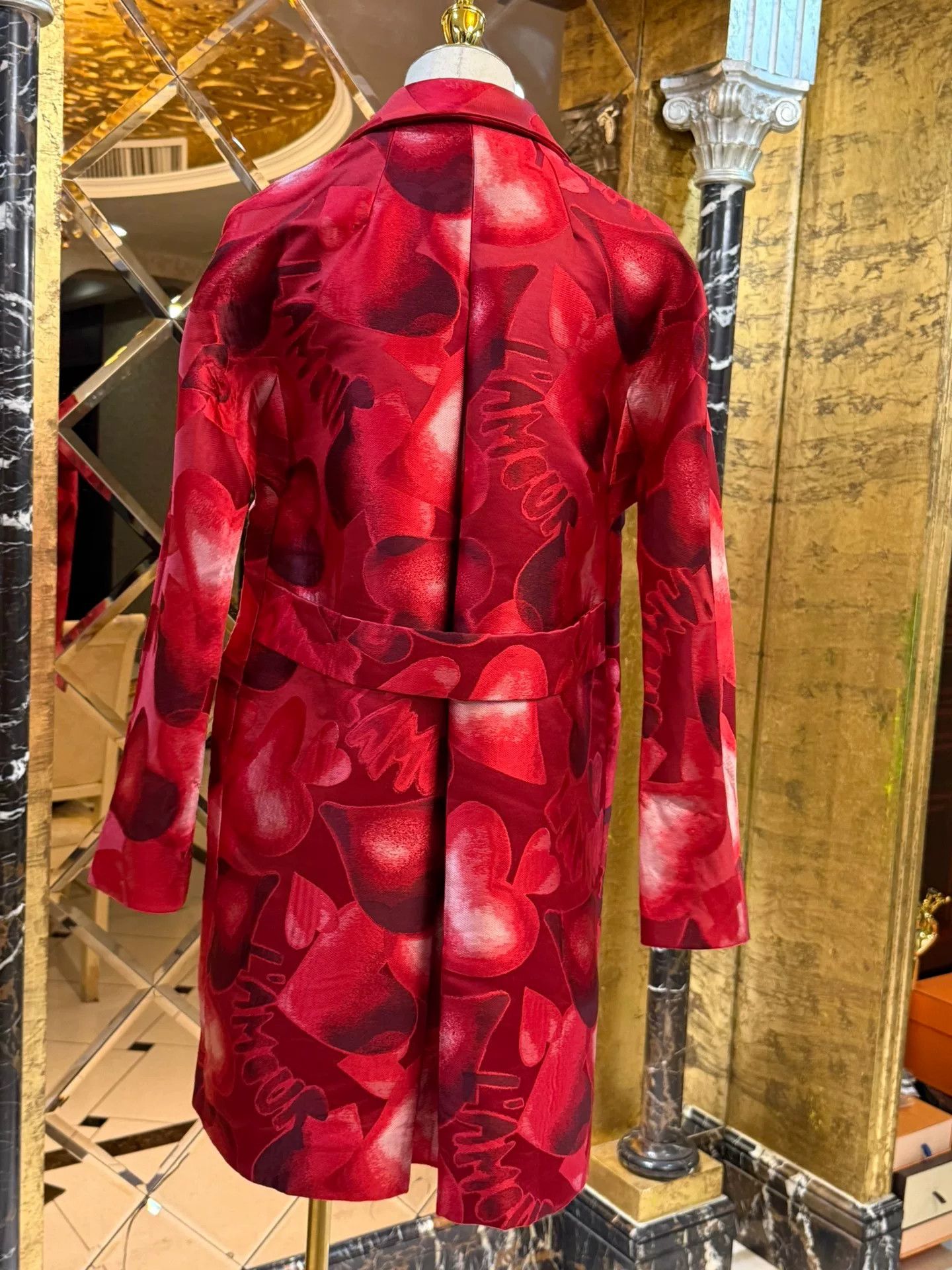 Valentino Valentino Limited Heart Graffiti Coat Size US M / EU 48-50 / 2 - 7 Thumbnail