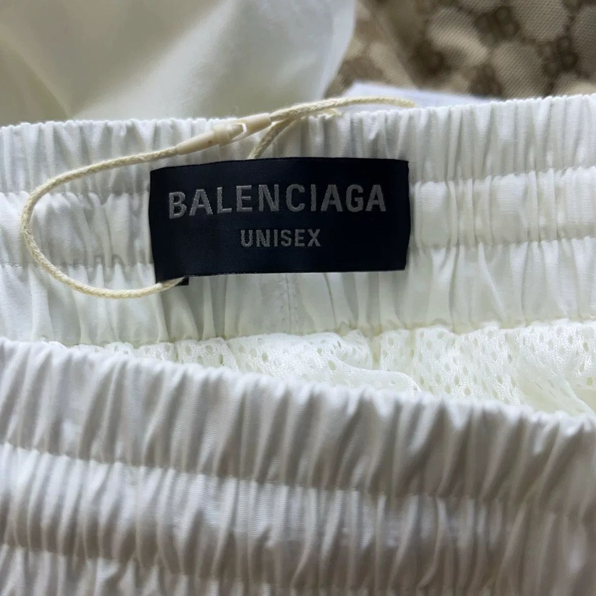Balenciaga Balenciaga White Logo Jogger Pants Size US 26 / EU 42 - 5 Thumbnail
