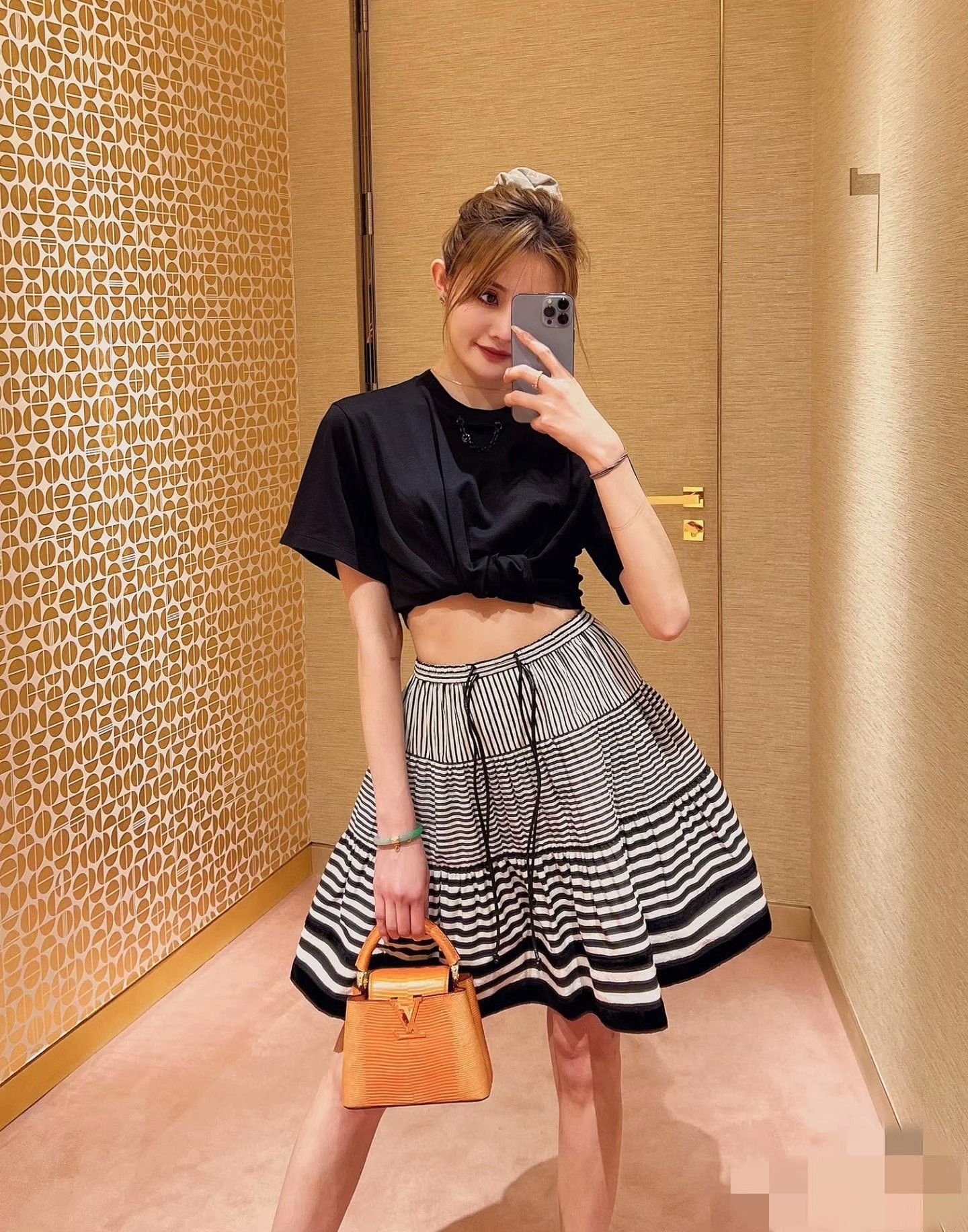 Louis Vuitton Louis Vuitton Striped Skirt Size US 36 / EU 52 - 7 Thumbnail