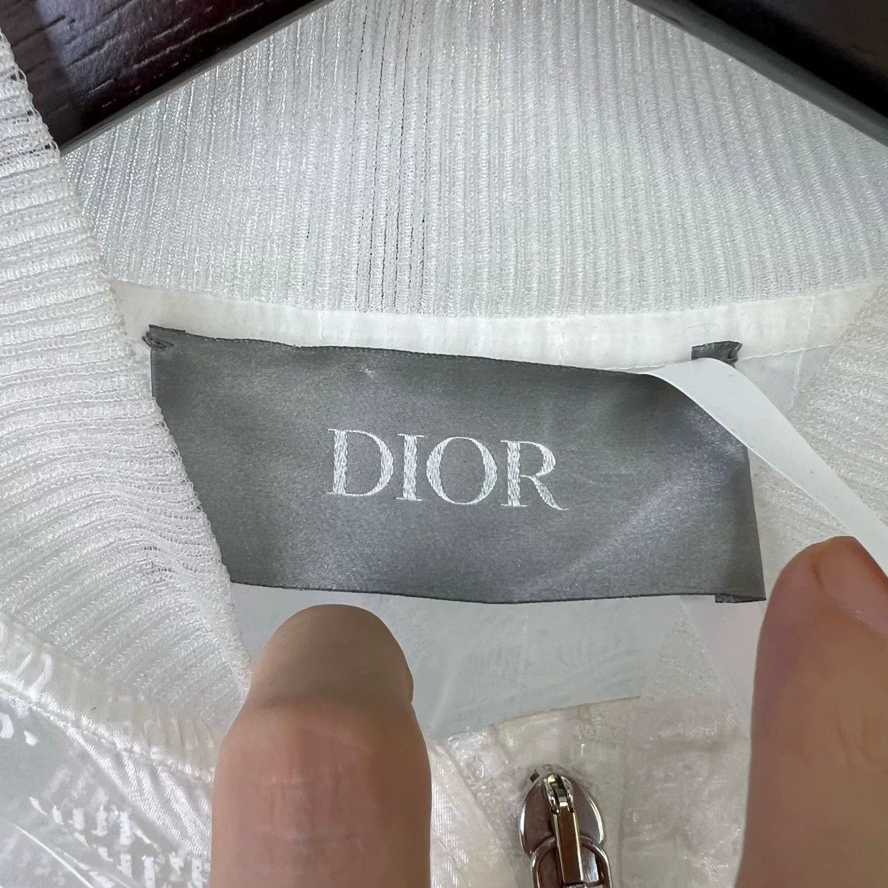 Dior Dior Transparent Logo Print Jacket Size US XL / EU 56 / 4 - 5 Thumbnail