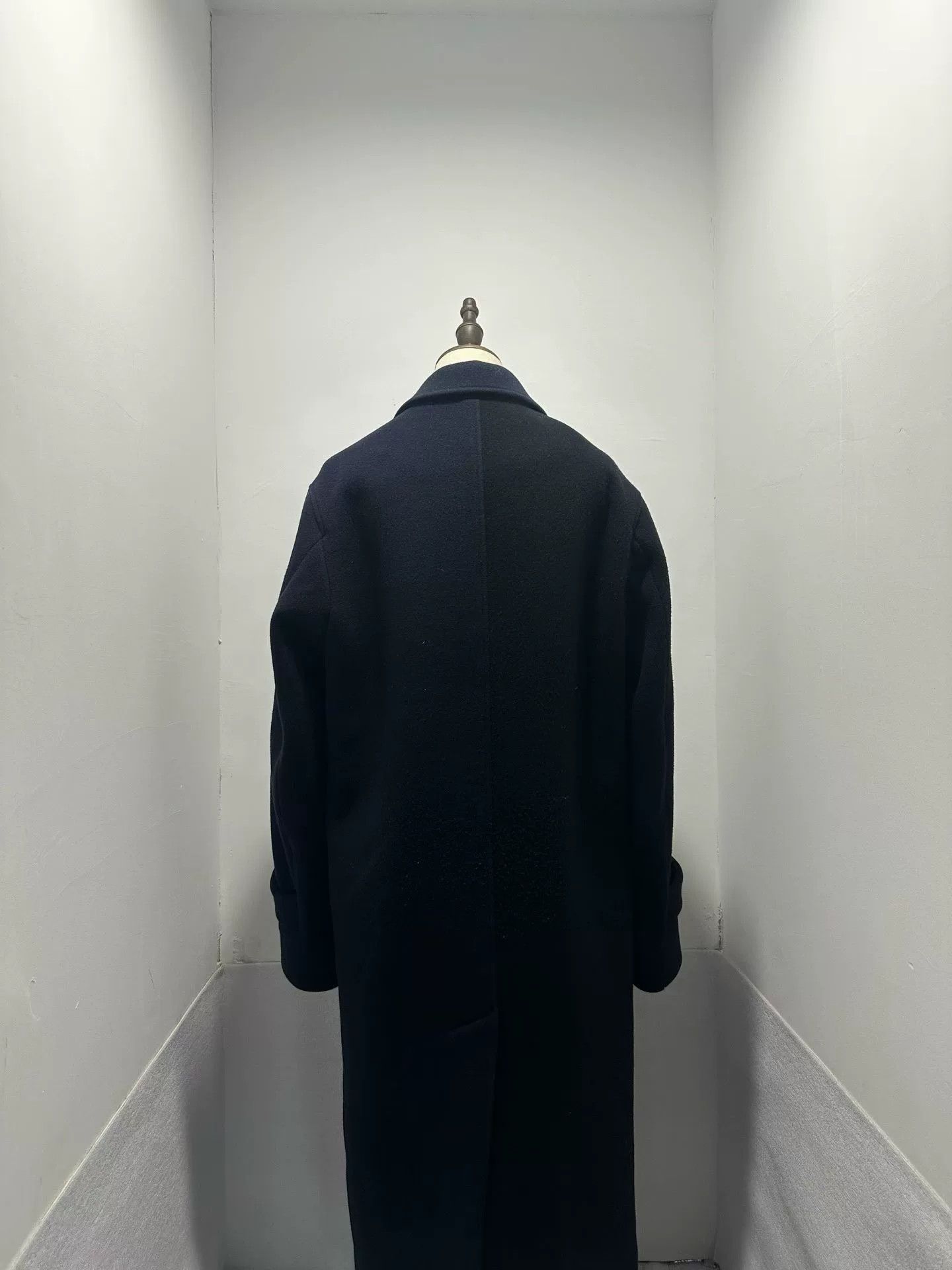 Loewe Loewe Black Blue Wool Coat Size US L / EU 52-54 / 3 - 3 Thumbnail