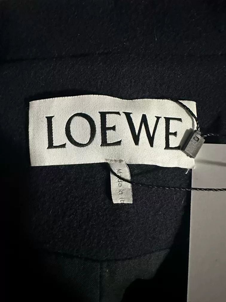 Loewe Loewe Black Blue Wool Coat Size US L / EU 52-54 / 3 - 2 Thumbnail