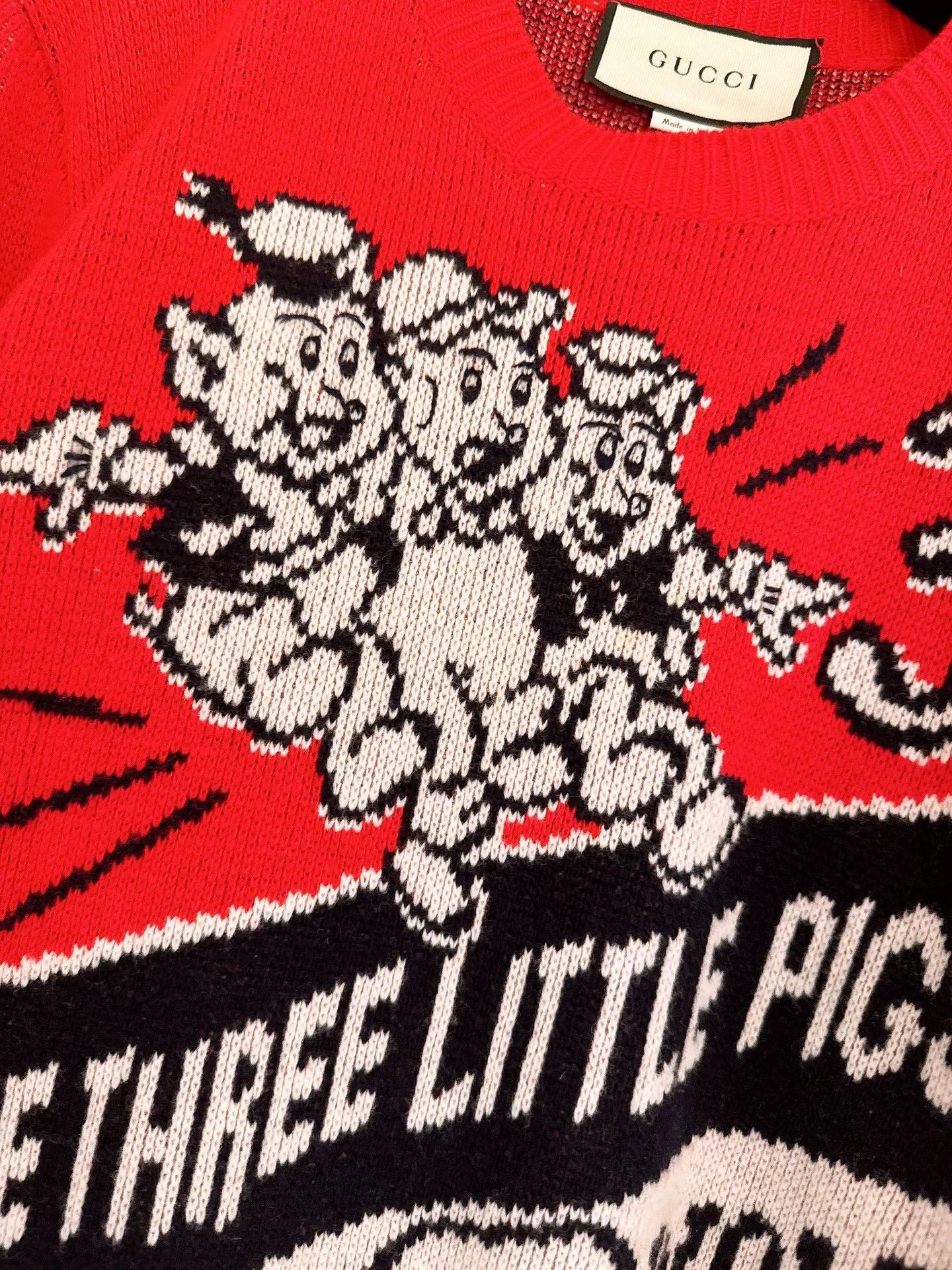 Gucci gucci disney three little pigs sweater Size US XS / EU 42 / 0 - 5 Thumbnail