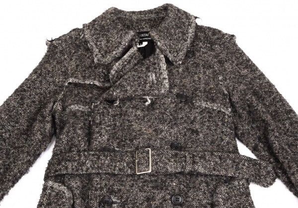 Junya Watanabe gray wool trench coat by junya watanabe Size US S / EU 44-46 / 1 - 2 Thumbnail