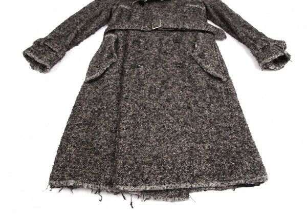Junya Watanabe gray wool trench coat by junya watanabe Size US S / EU 44-46 / 1 - 5 Thumbnail