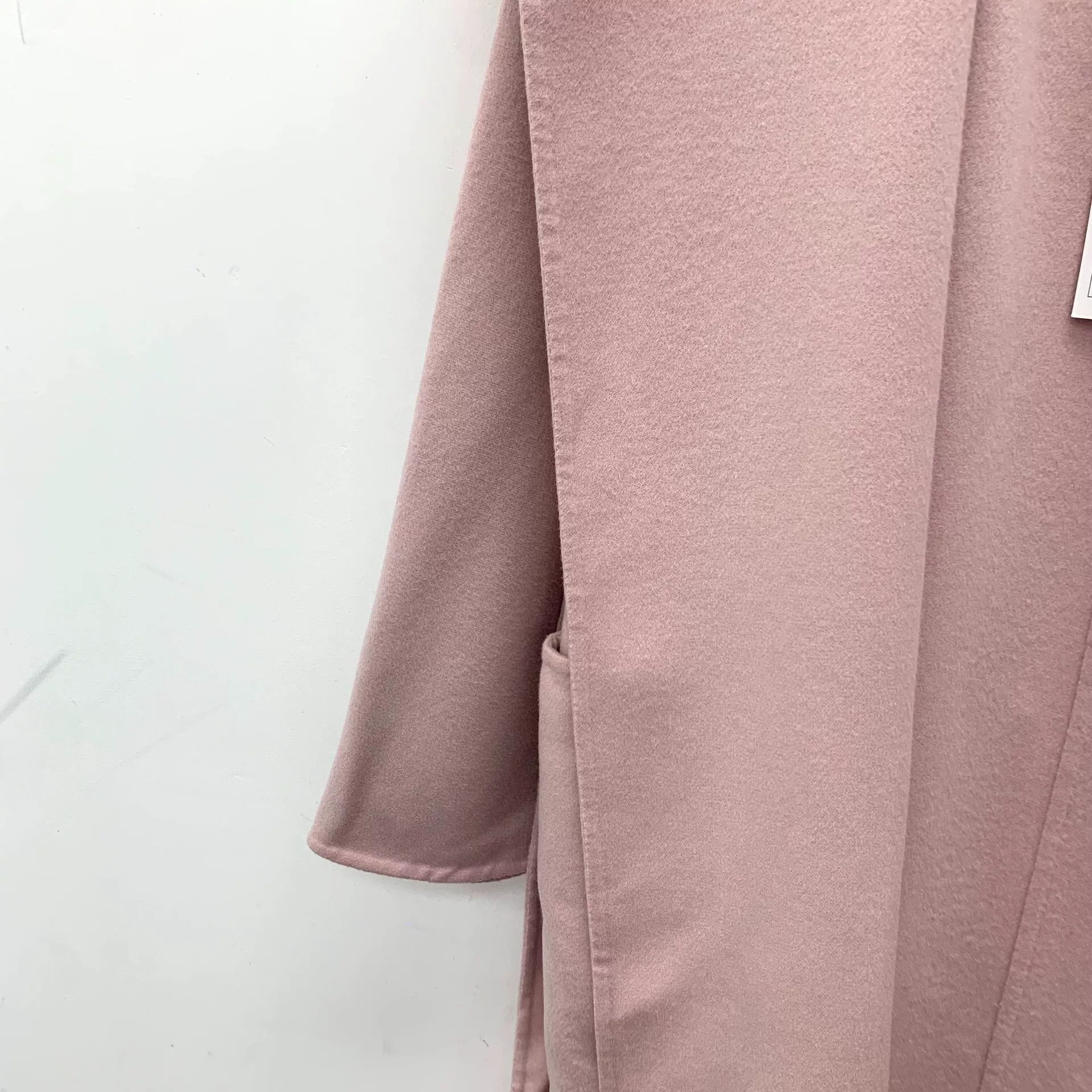 Max Mara pink wool hooded long coat by Maxmara Size US XXS / EU 40 - 4 Thumbnail