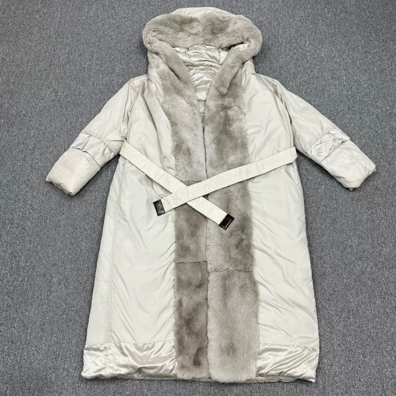 Max Mara Maxmara Long Down Fur Coat Size 36 Size US S / EU 44-46 / 1 - 2 Thumbnail