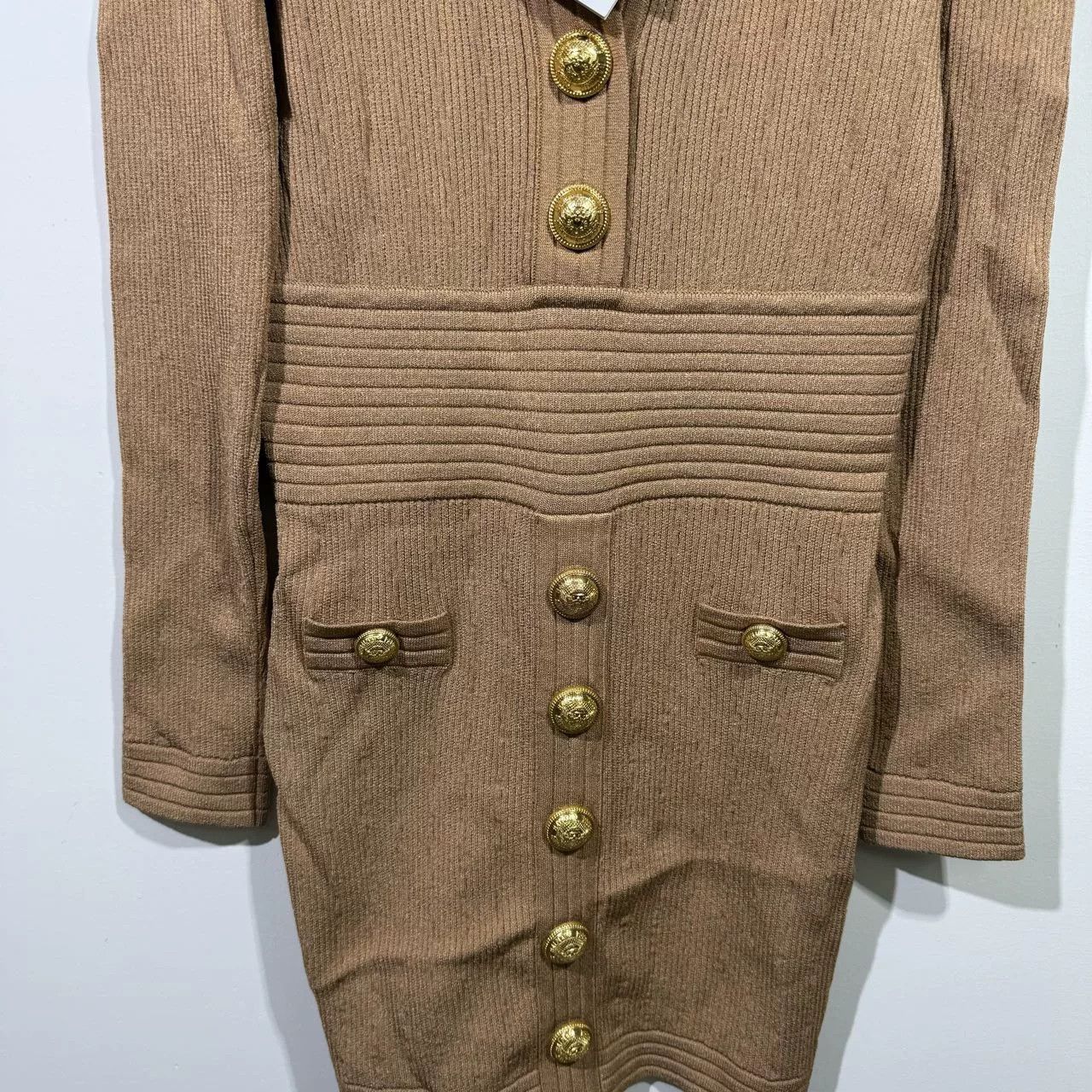 Balmain balmain fw21 button detail fitted dress Size US M / EU 48-50 / 2 - 4 Thumbnail