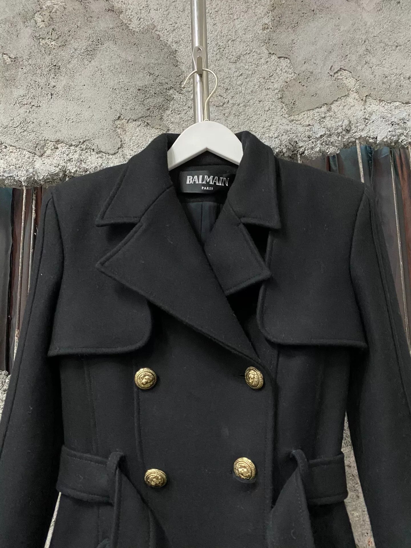 Balmain balmain gold-button wool coat size 36 Size US S / EU 44-46 / 1 - 3 Thumbnail