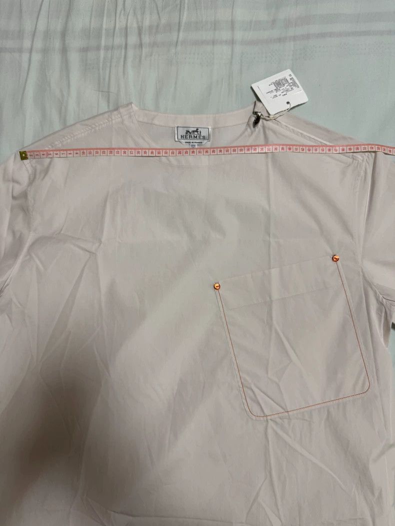 Hermes Hermes Short Sleeve Jacket Shirt Size US L / EU 52-54 / 3 - 3 Thumbnail