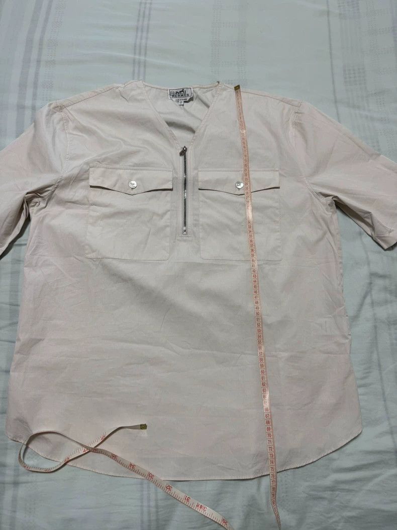 Hermes Hermes Short Sleeve Jacket Shirt Size US L / EU 52-54 / 3 - 5 Thumbnail