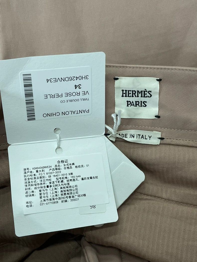 Hermes Hermes Pink Cropped Pants Size 34 Size US 34 / EU 50 - 3 Thumbnail
