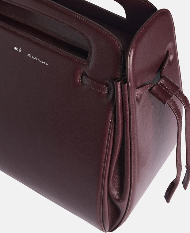AMI Leather cross body bag Size ONE SIZE - 4 Thumbnail