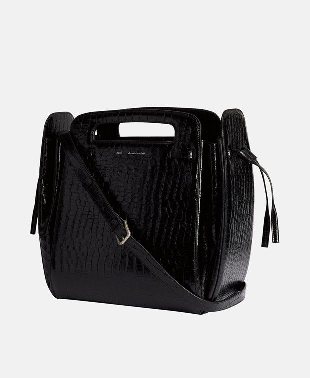 AMI Leather cross body bag Size ONE SIZE - 4 Thumbnail
