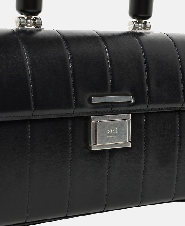 AMI Leather handbag Size ONE SIZE - 2 Thumbnail