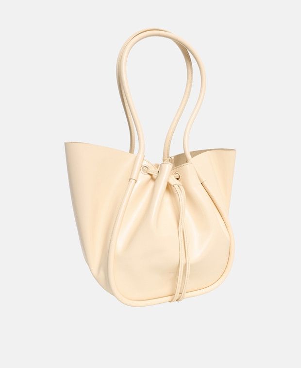 Leather shopper