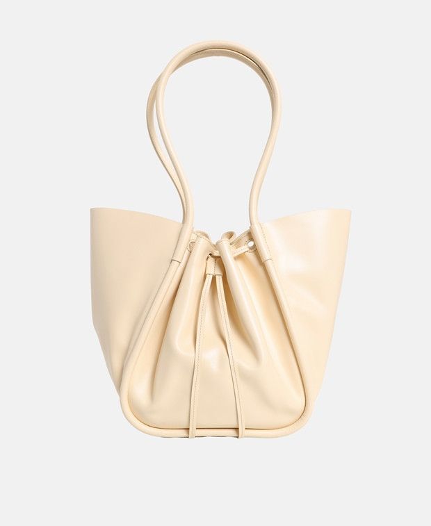 Leather shopper