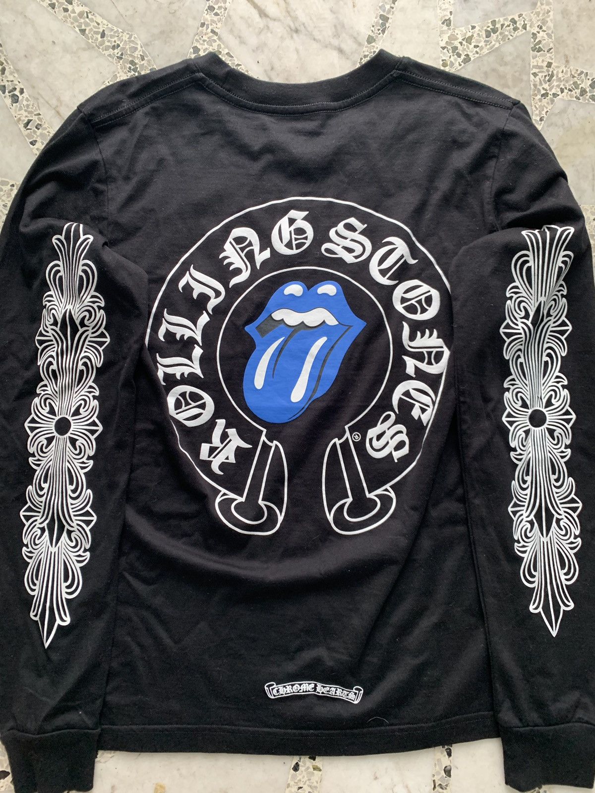 Chrome Hearts Chrome Hearts Blue “Rolling Stones” Long Sleeve