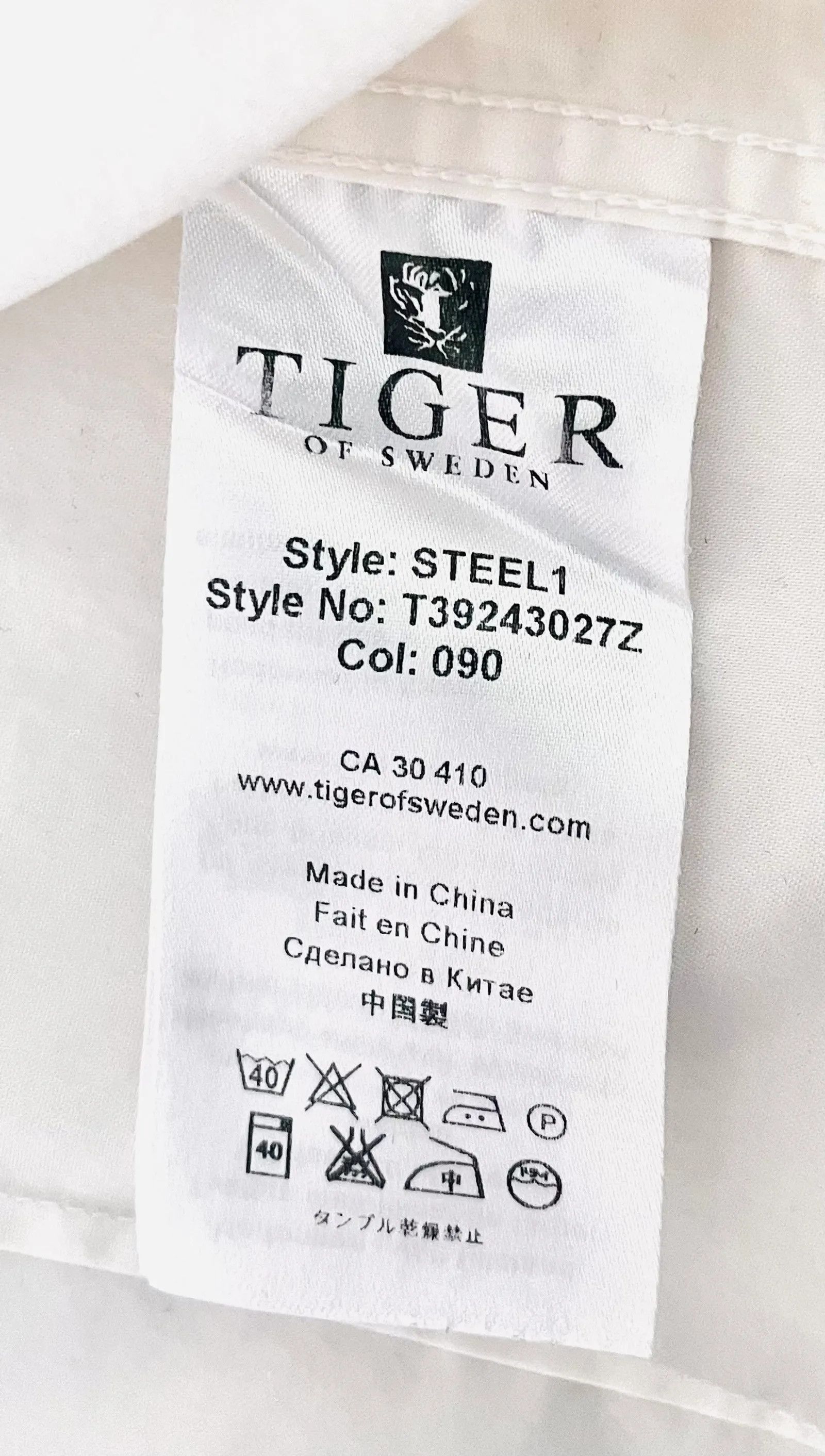 Tiger of Sweden Tiger of Sweden STEEL1 Shirt Size US S / EU 44-46 / 1 - 3 Thumbnail