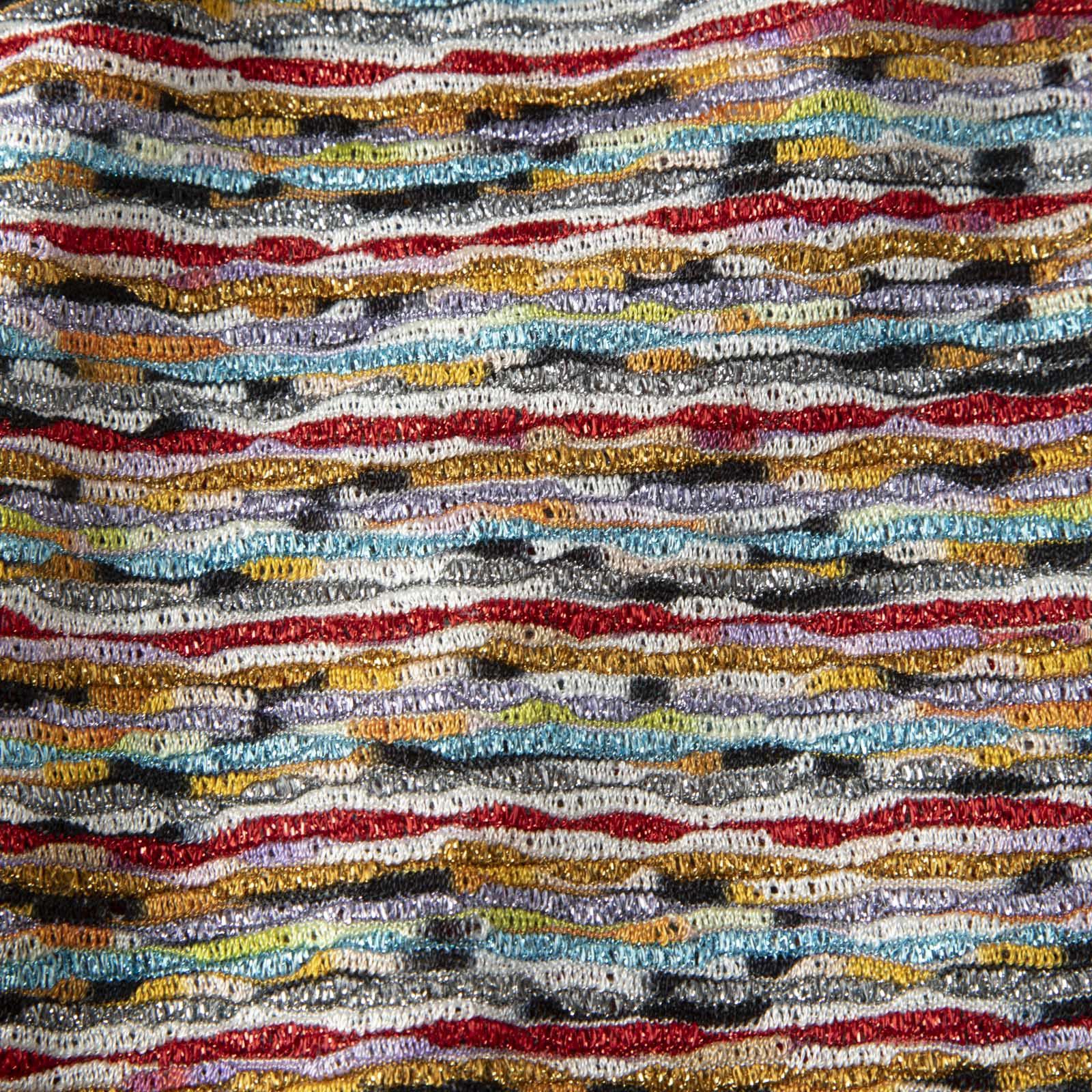 Missoni Metallic Long Sleeve Knit Dress Size M / US 6-8 / IT 42-44 - 3 Thumbnail