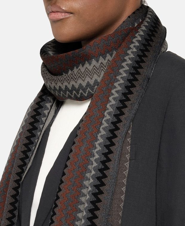 Missoni Wool scarf Size ONE SIZE - 2 Thumbnail