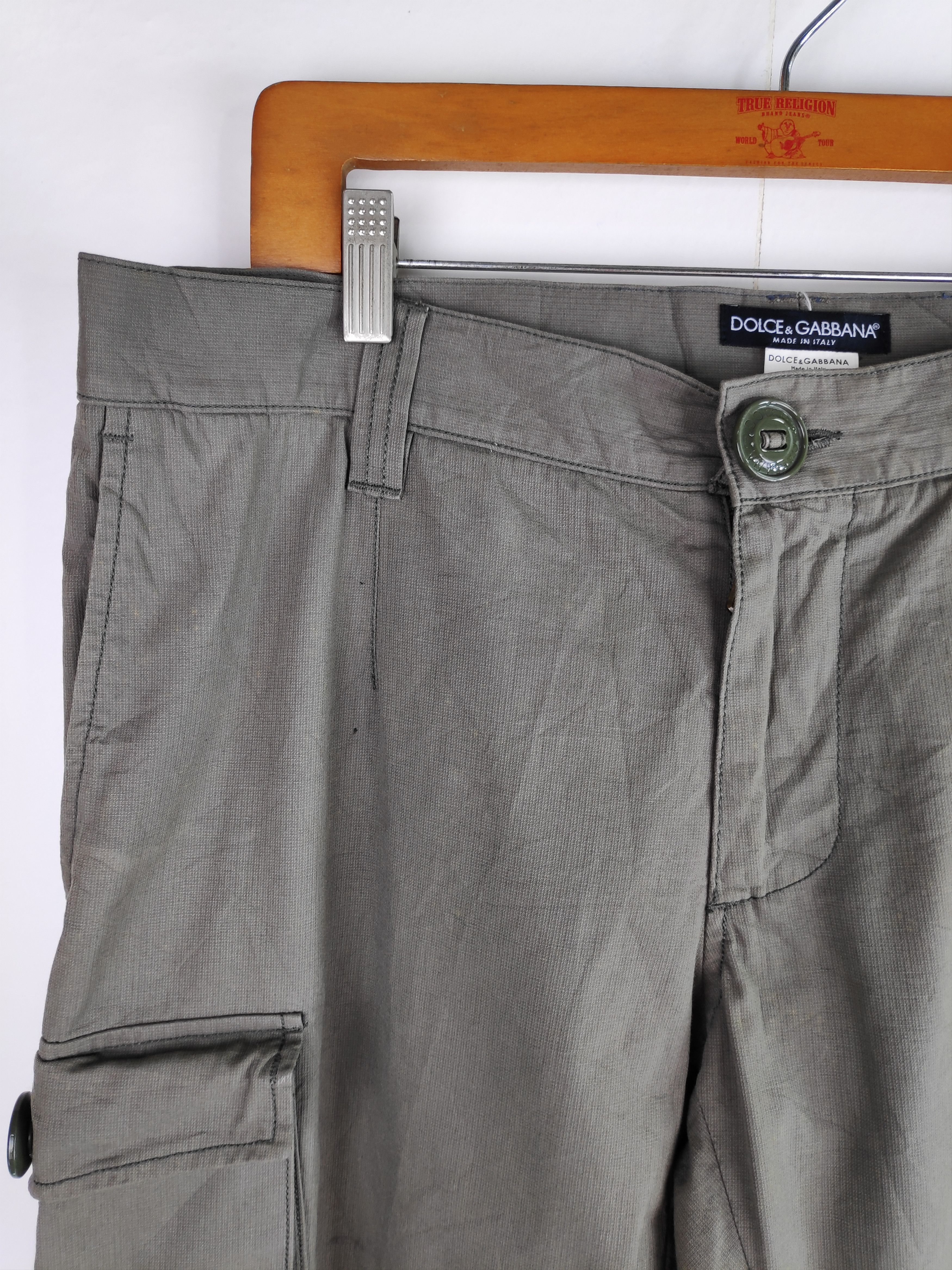 Dolce & Gabbana D&G Dolce & Gabbana Cargo Tactical Utility Pants Pockets Olive Green Made in Italy Size US 36 / EU 52 - 5 Thumbnail