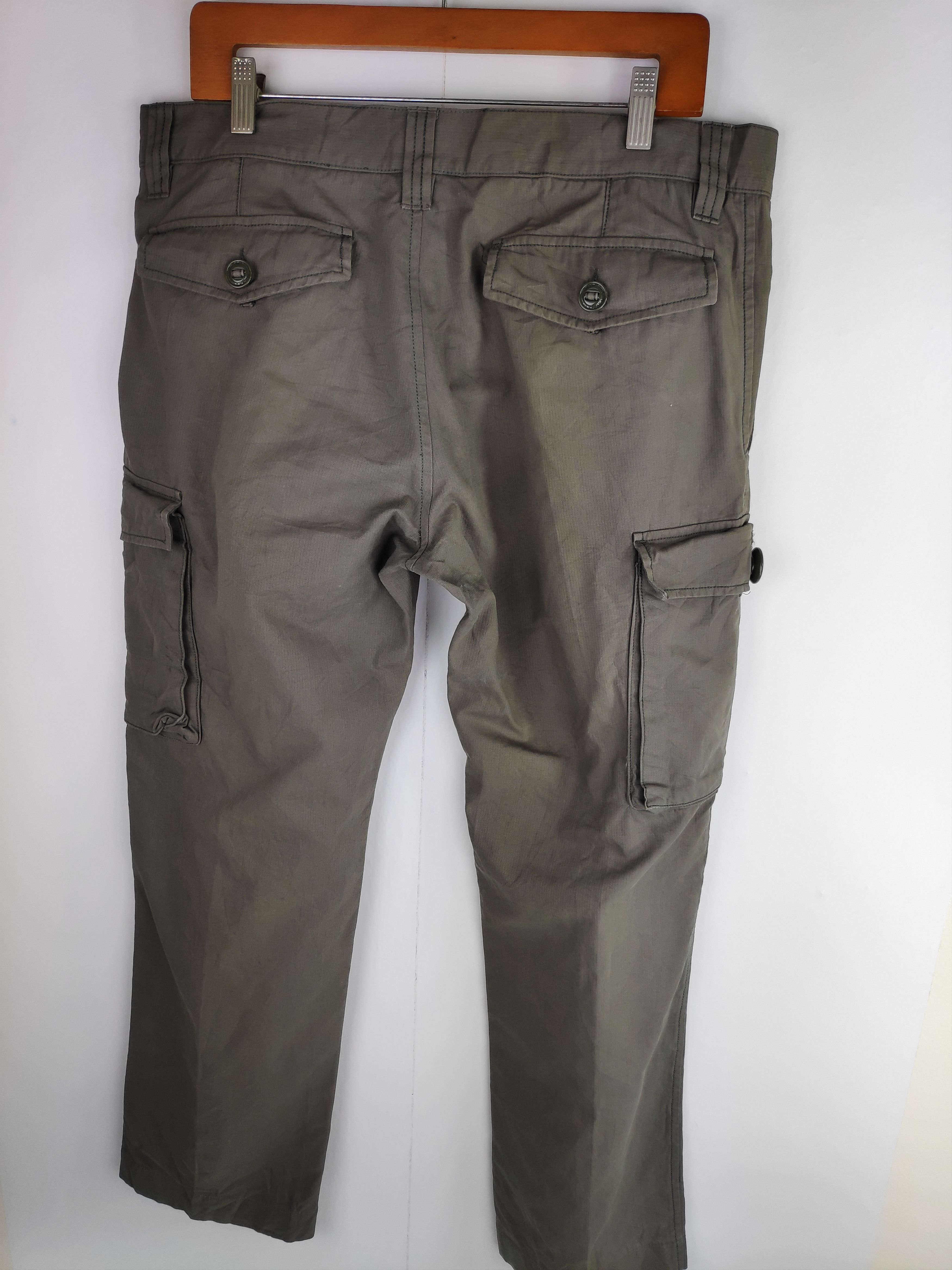 Dolce & Gabbana D&G Dolce & Gabbana Cargo Tactical Utility Pants Pockets Olive Green Made in Italy Size US 36 / EU 52 - 10 Thumbnail