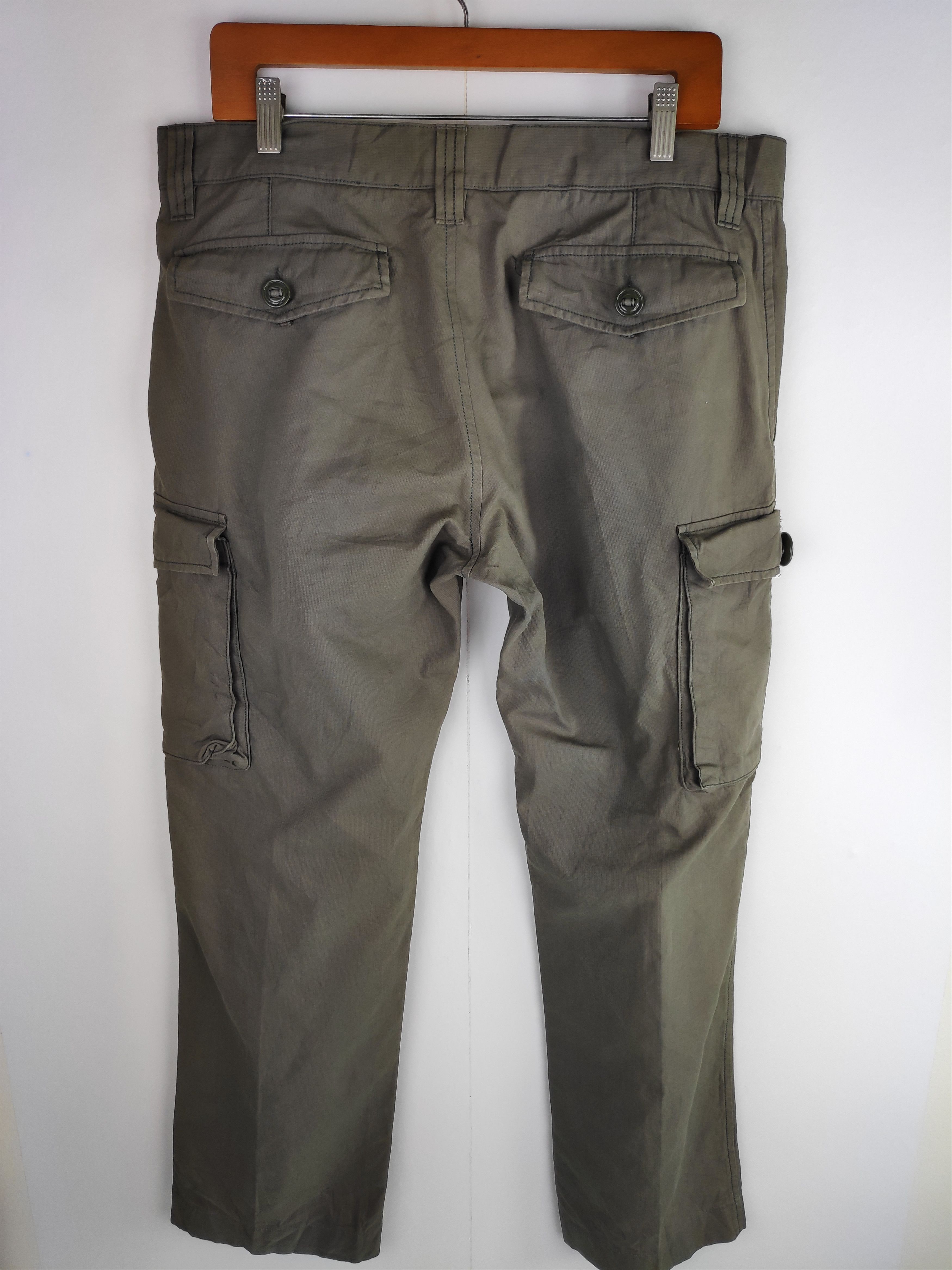 Dolce & Gabbana D&G Dolce & Gabbana Cargo Tactical Utility Pants Pockets Olive Green Made in Italy Size US 36 / EU 52 - 4 Thumbnail