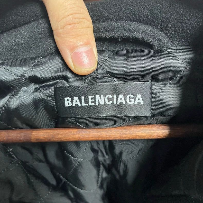 Balenciaga Balenciaga Wool Coat M0405 Size US M / EU 48-50 / 2 - 3 Thumbnail