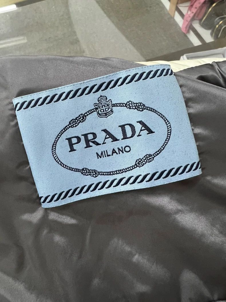 Prada Prada Triangle Logo Striped Down Vest Size US M / EU 48-50 / 2 - 5 Thumbnail