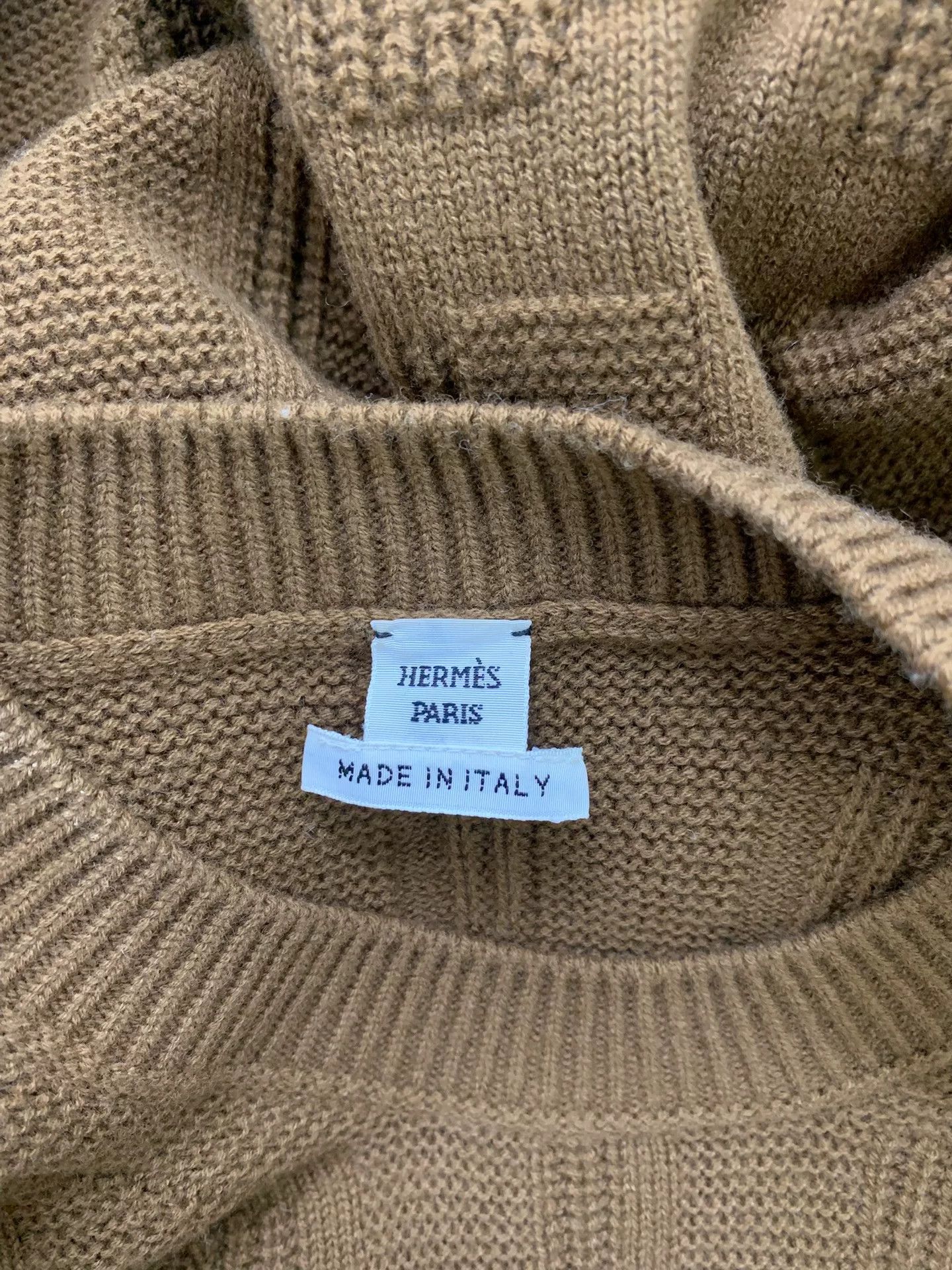Hermes Hermes Brown Patterned Sweater Size 38 Size US M / EU 48-50 / 2 - 3 Thumbnail
