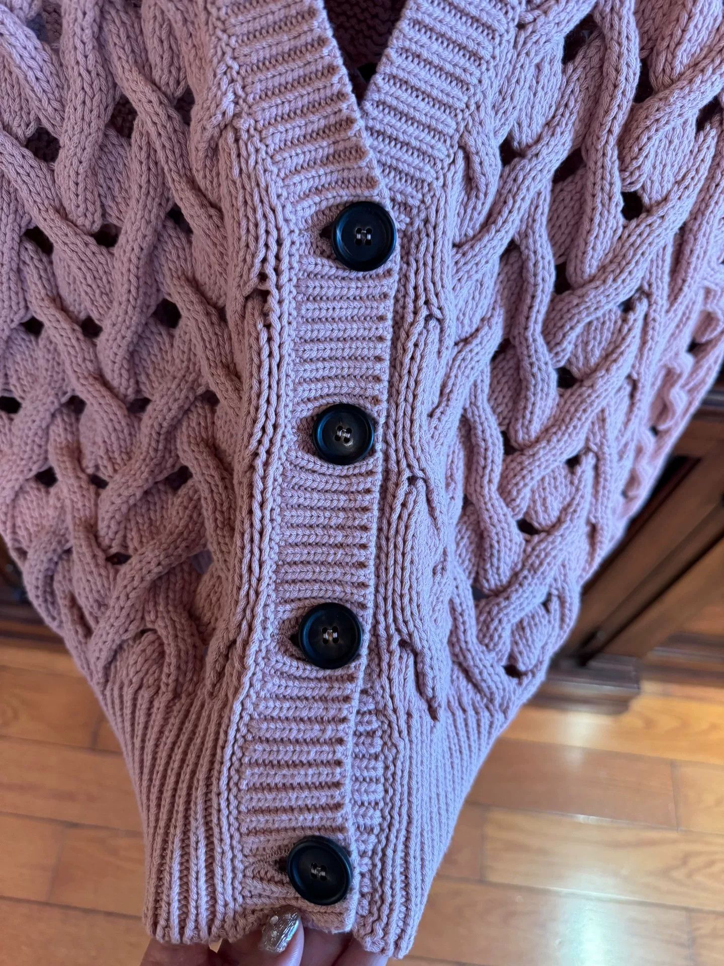 Brunello Cucinelli Brunello Cucinelli Pink Knit Cardigan S Size US S / EU 44-46 / 1 - 7 Thumbnail