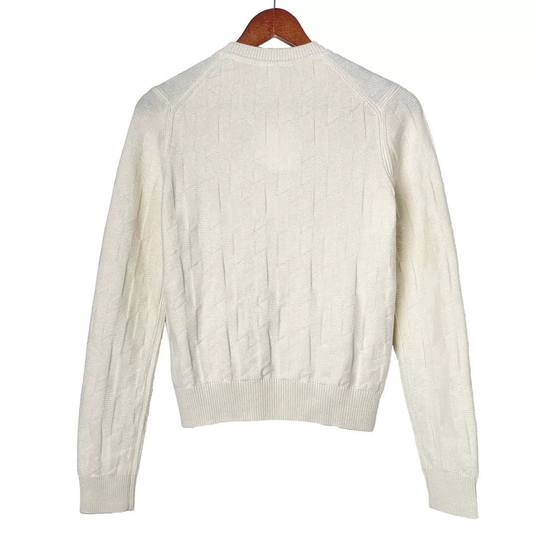 Hermes Hermes FW21 White Wool Sweater Women's Size US S / EU 44-46 / 1 - 3 Thumbnail