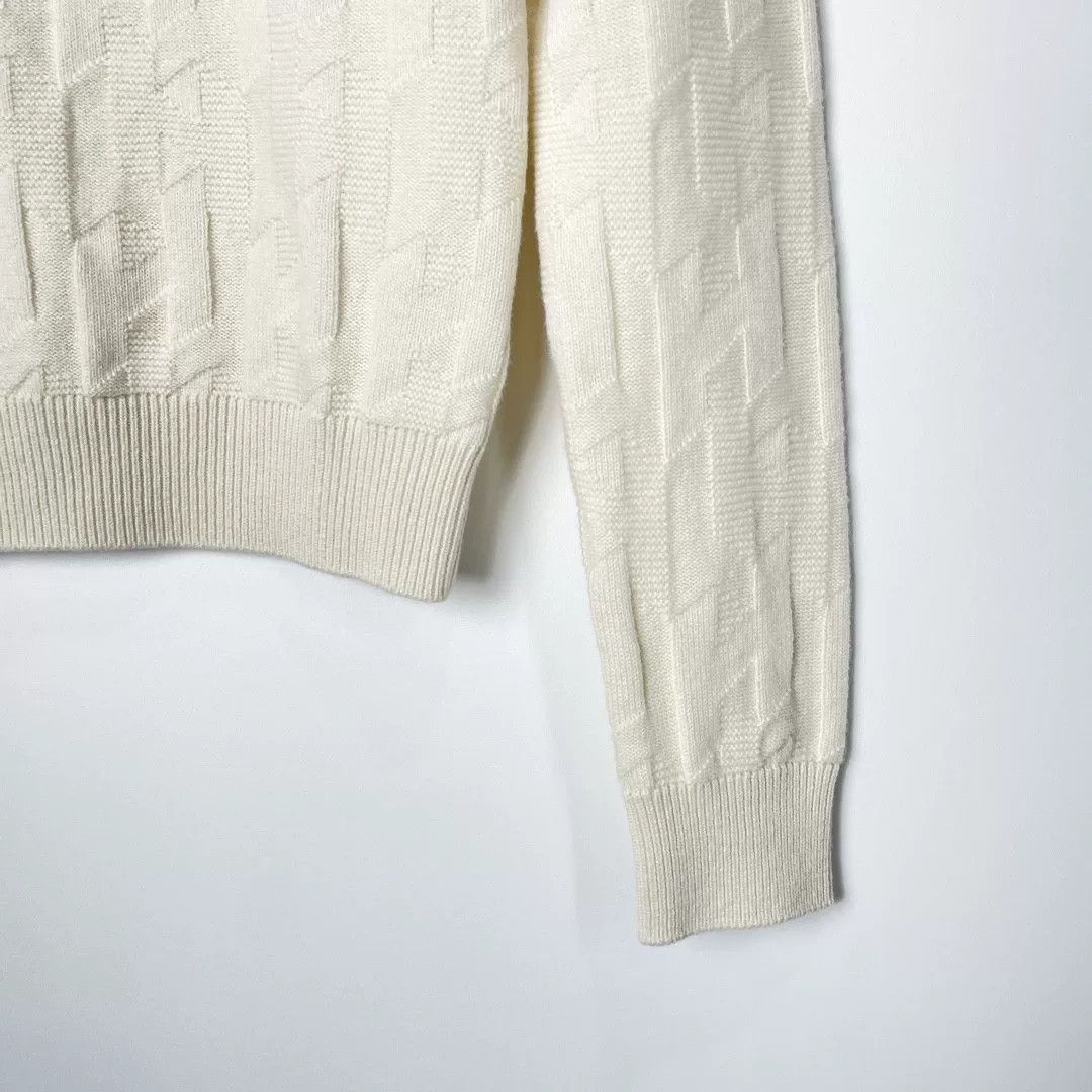 Hermes Hermes FW21 White Wool Sweater Women's Size US S / EU 44-46 / 1 - 6 Thumbnail