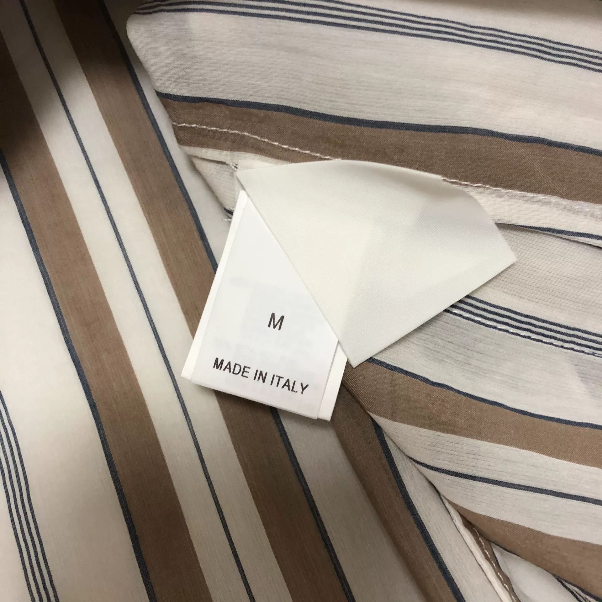 Brunello Cucinelli Brunello Cucinelli Striped Blazer M Size US M / EU 48-50 / 2 - 3 Thumbnail