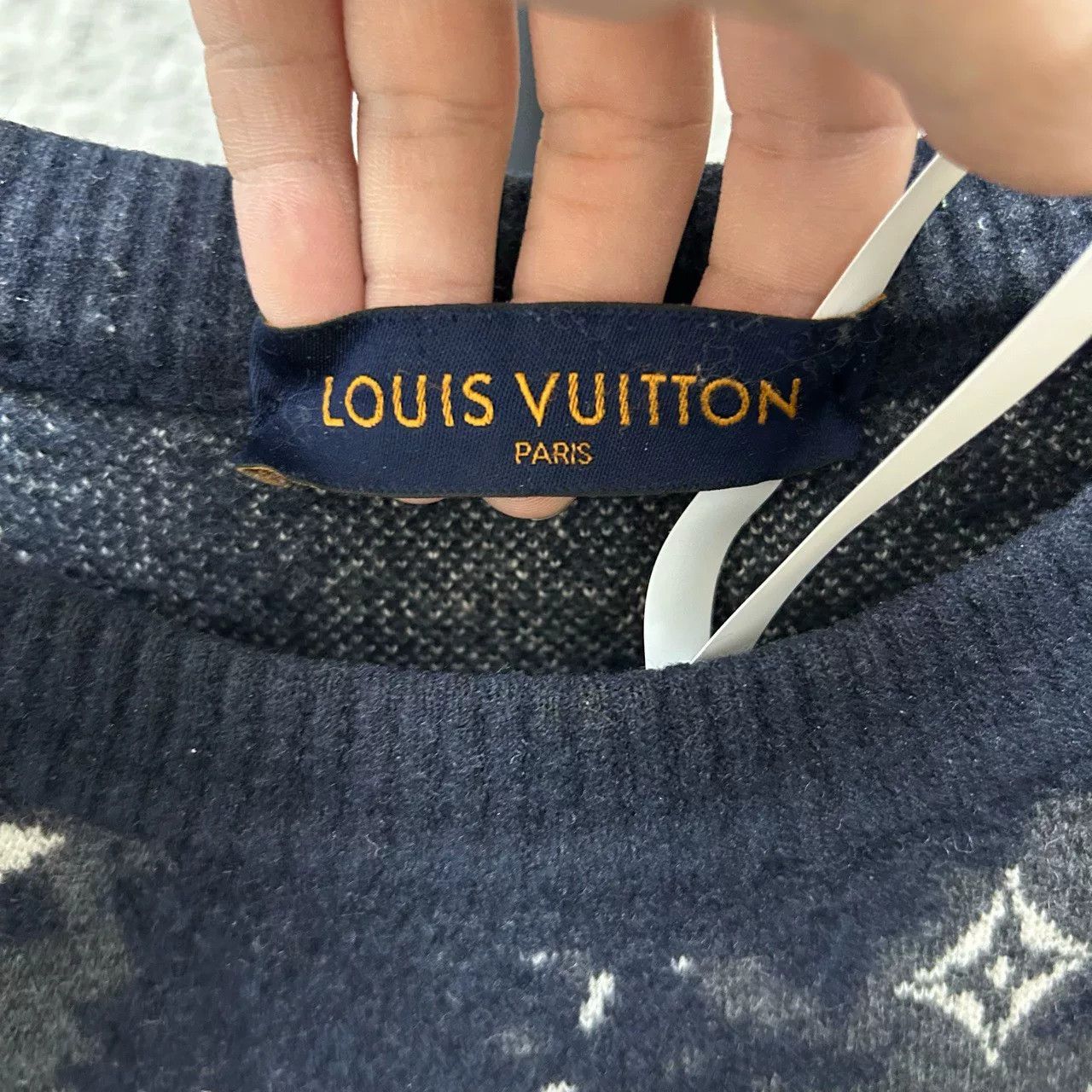 Louis Vuitton LV Tapestry Print Rendered Sweater XXL Size US XXL / EU 58 / 5 - 3 Thumbnail