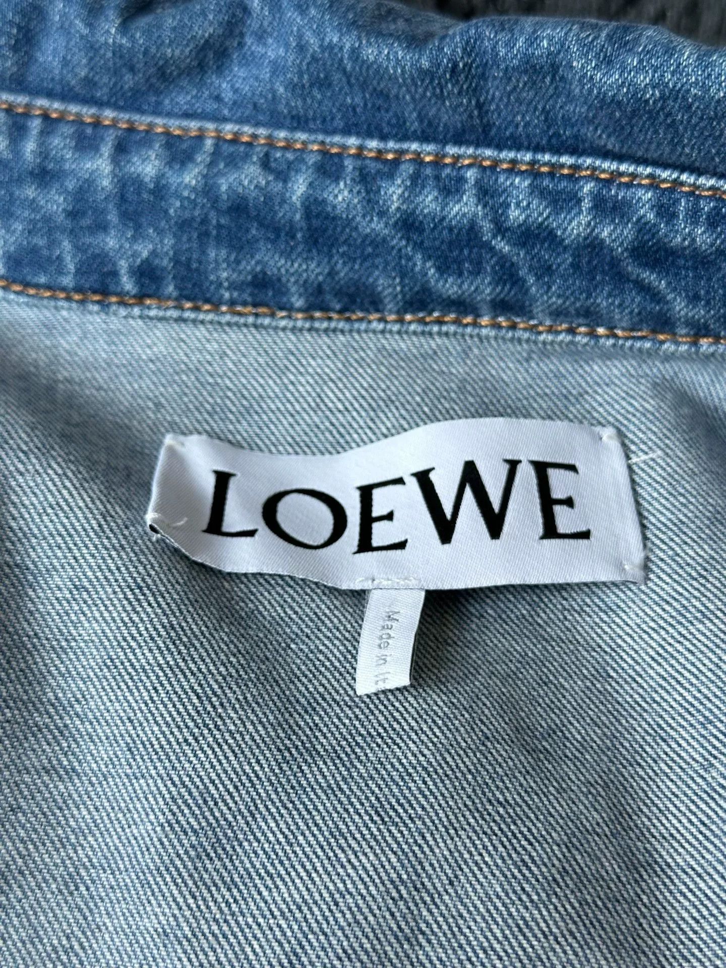 Loewe Loewe Denim Paneled Jacket Size US L / EU 52-54 / 3 - 3 Thumbnail