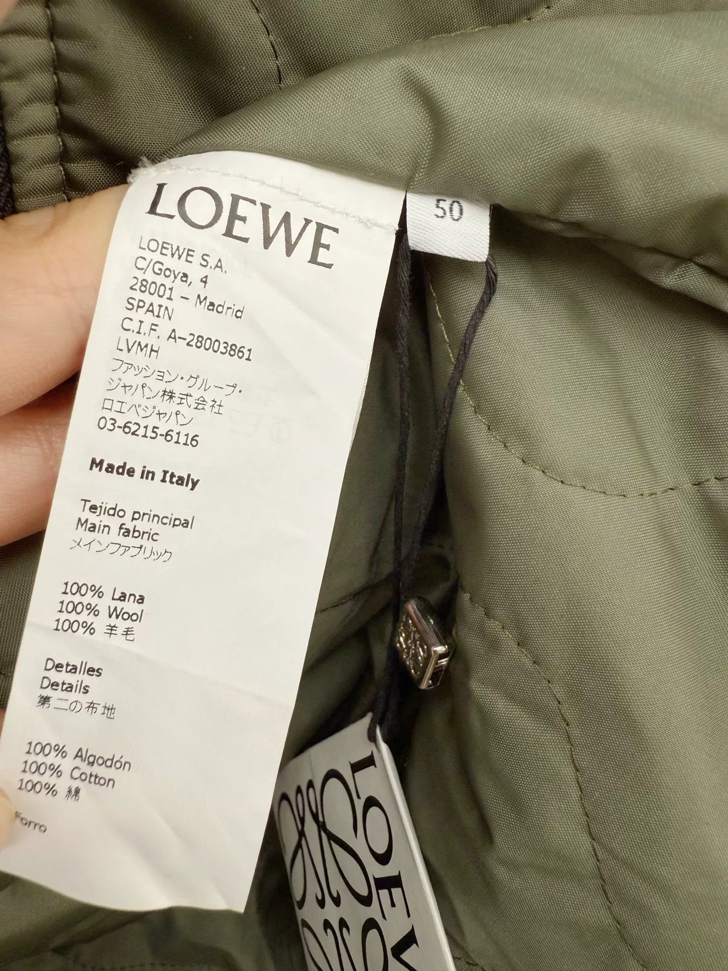 Loewe Loewe Checked Jacket With Tags Size 50 Size US L / EU 52-54 / 3 - 4 Thumbnail