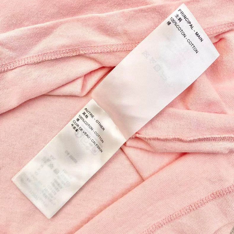 Louis Vuitton Louis Vuitton Pink Logo Short Sleeve Top Size US XL / EU 56 / 4 - 5 Thumbnail